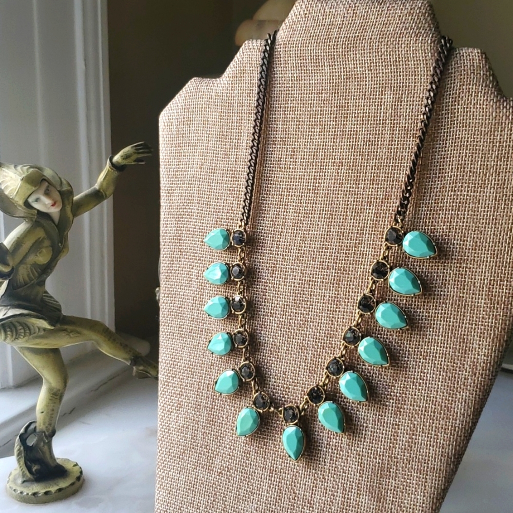 Jcrew rhinestone necklace - Picture 3 of 5